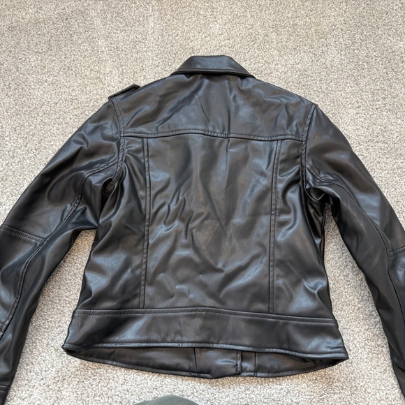 Faux Leather Biker Jacket - Picture 3 of 4